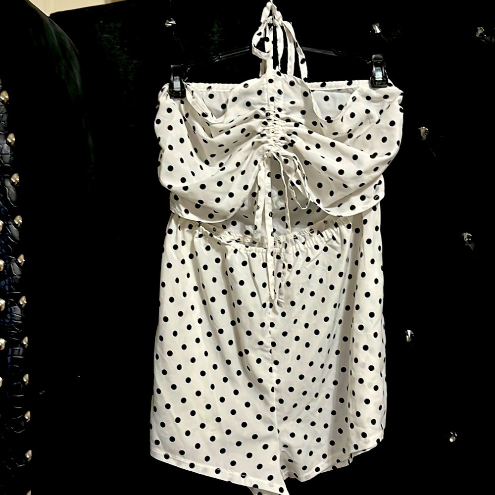 Polk a dot romper